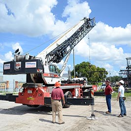 Safe Operation of a Mobile Boom Crane